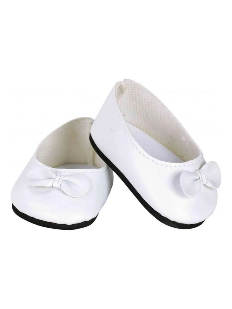 Ballerines blanches avec nœuds N/A