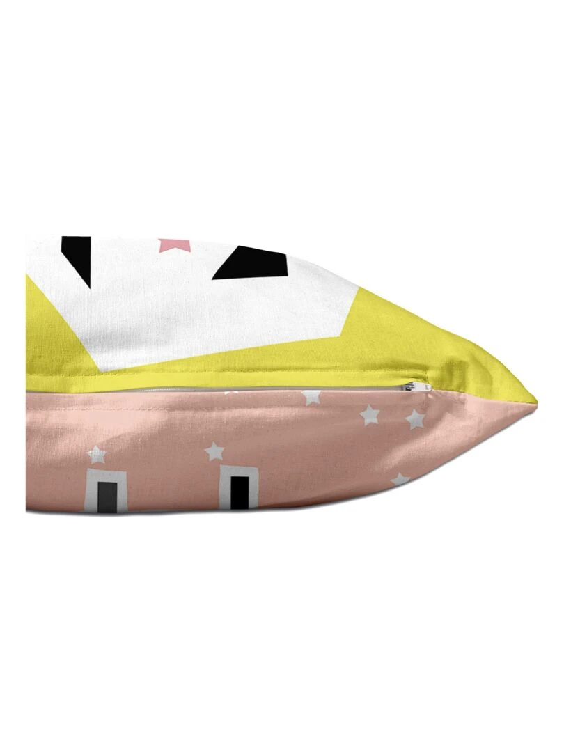 Housse de coussin Winter "Happyfriday"   Blanc