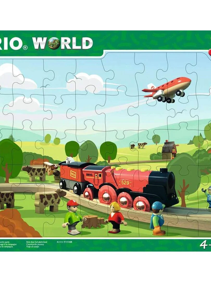 Puzzle cadre 40 pièces : Brio : Voyage à la campagne N/A