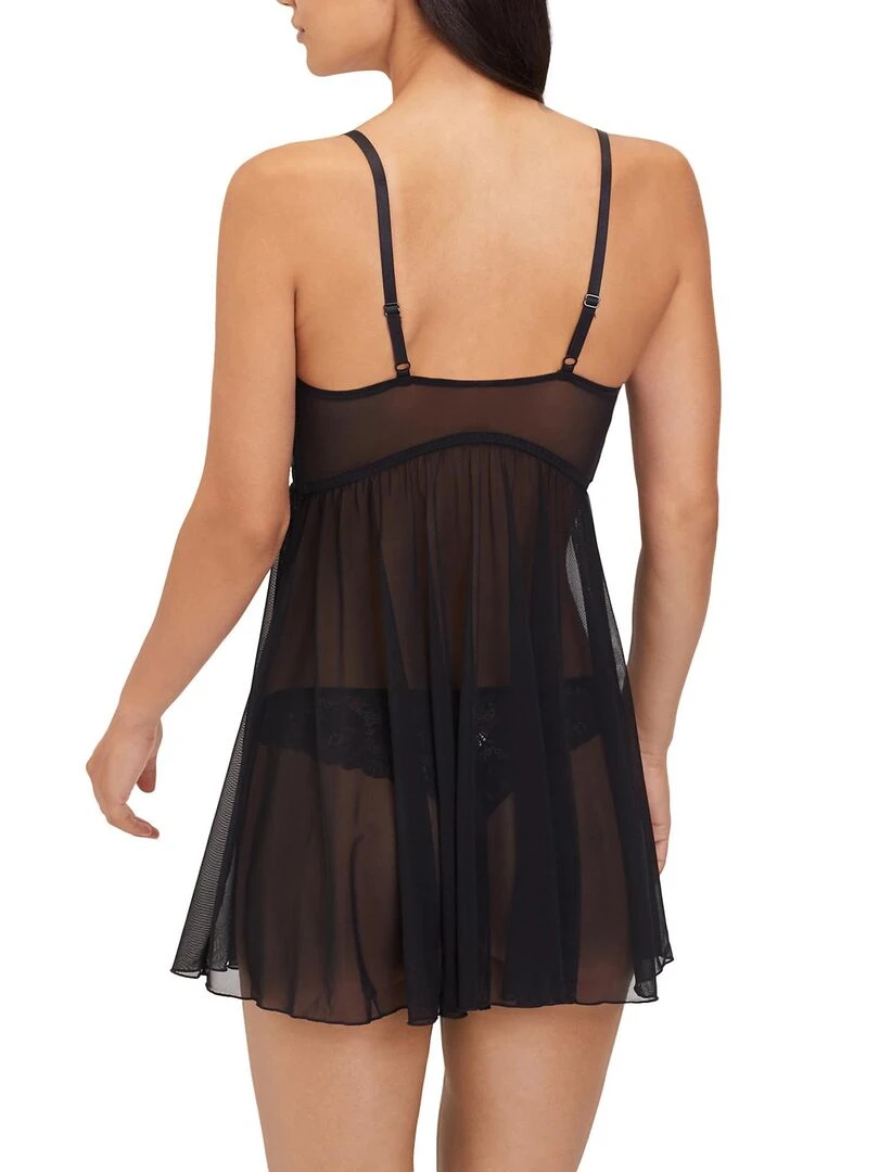 Négligé push up Tentation Noir