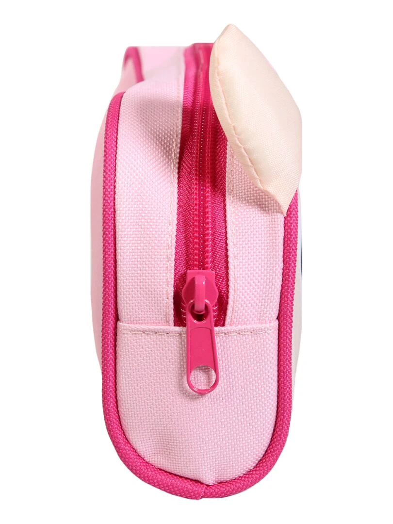 BAGTROTTER Trousse scolaire rectangulaire Kids Rose Chiot Rose