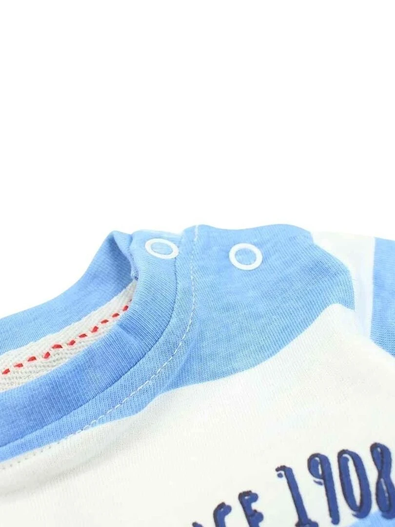 Lee Cooper   Ensemble ​​T shirt short bébé garçon Imprimé Logo   Bleu