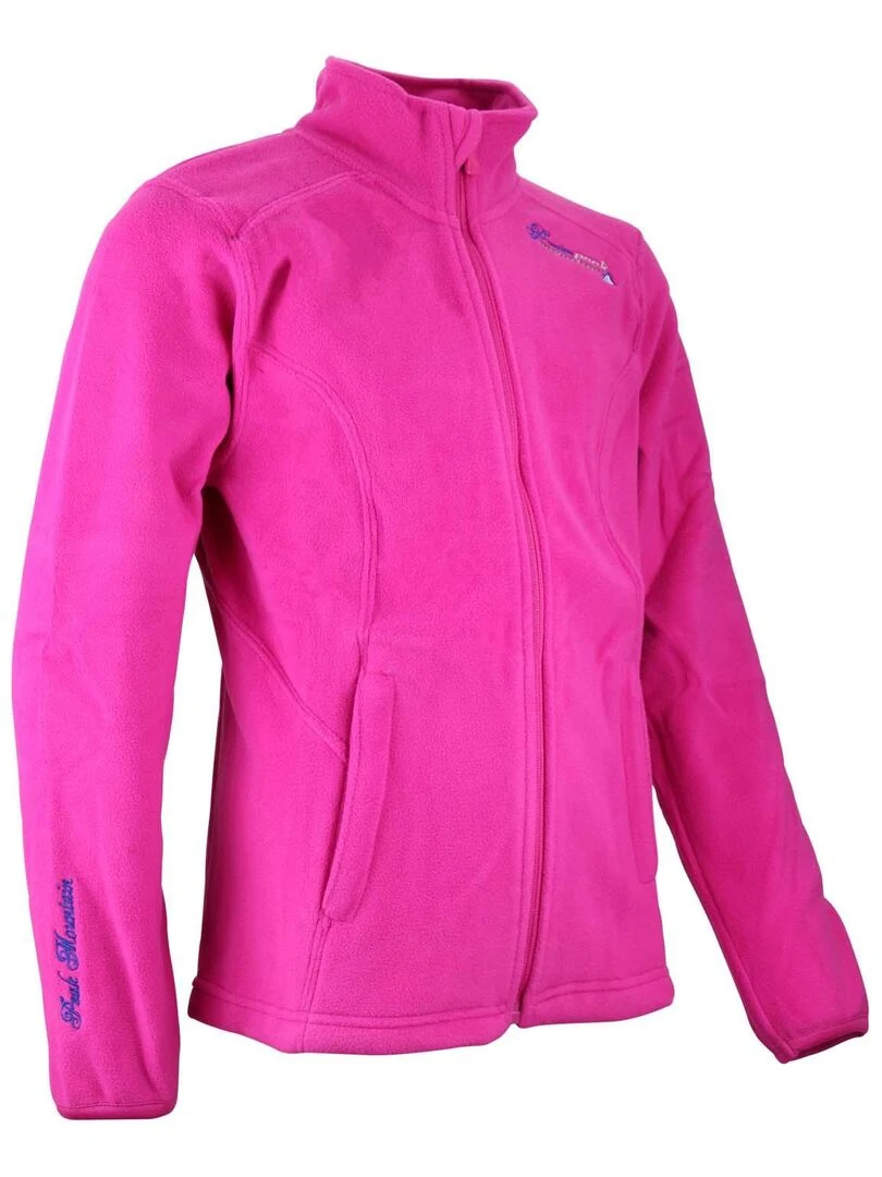 Blouson polaire fille FADARA   PEAK MOUNTAIN   Rose fushia
