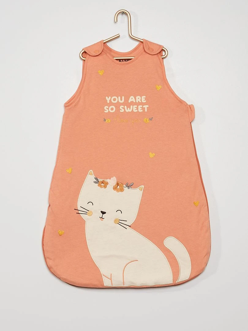 Gigoteuse chaude en jersey   rose