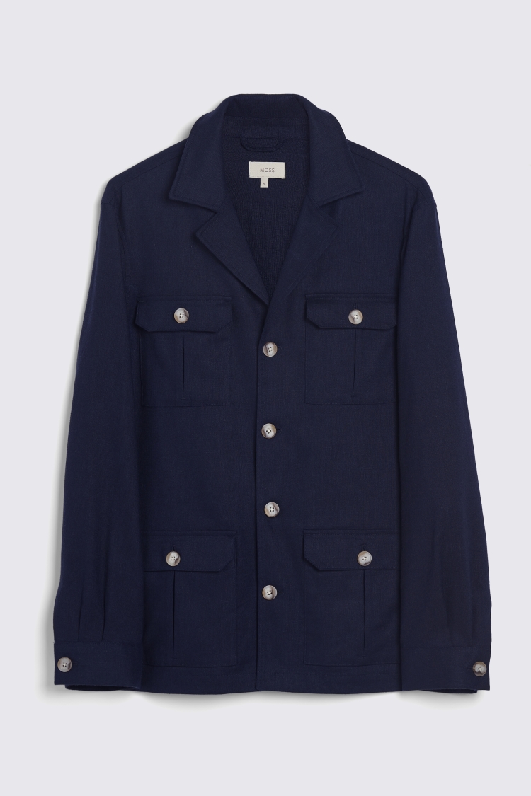 Cotton Linen Camel Stripe Shirt   Buy Online at Moss