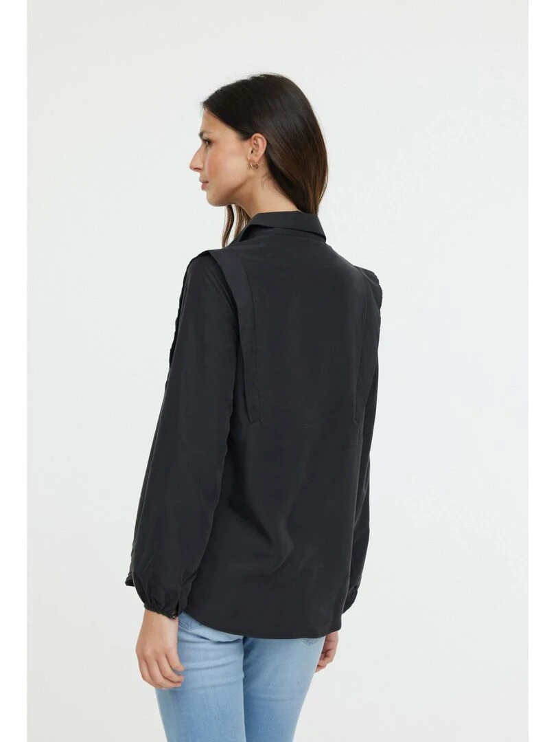 Lee Cooper   Chemise manches longues modal comfort DALZA ML   Noir