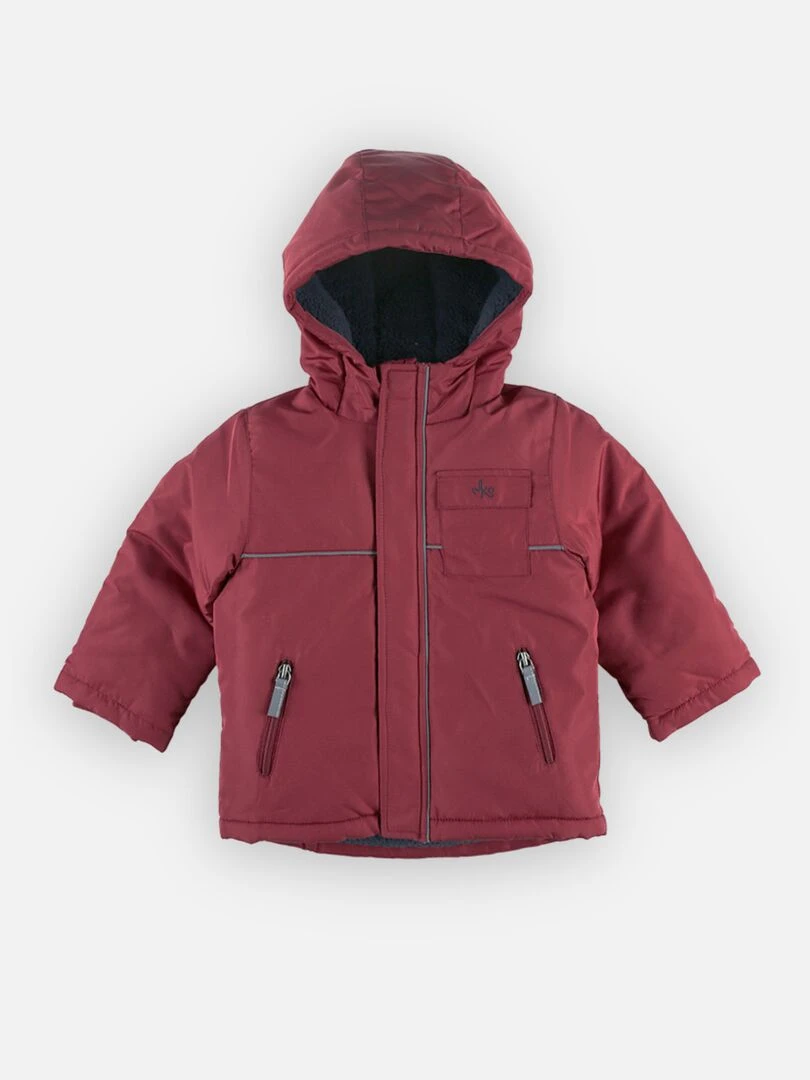 Manteau à capuche  brique   Noukie's   Rouge