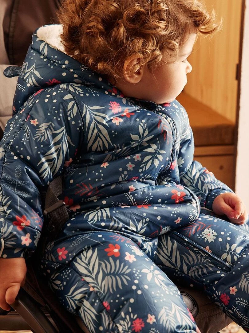 Combi pilote bébé fille Lina   Bleu