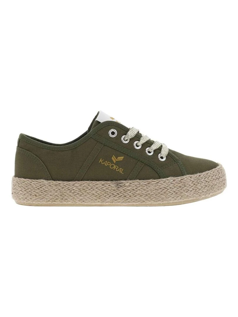 KAPORAL Baskets basses toile Kaki