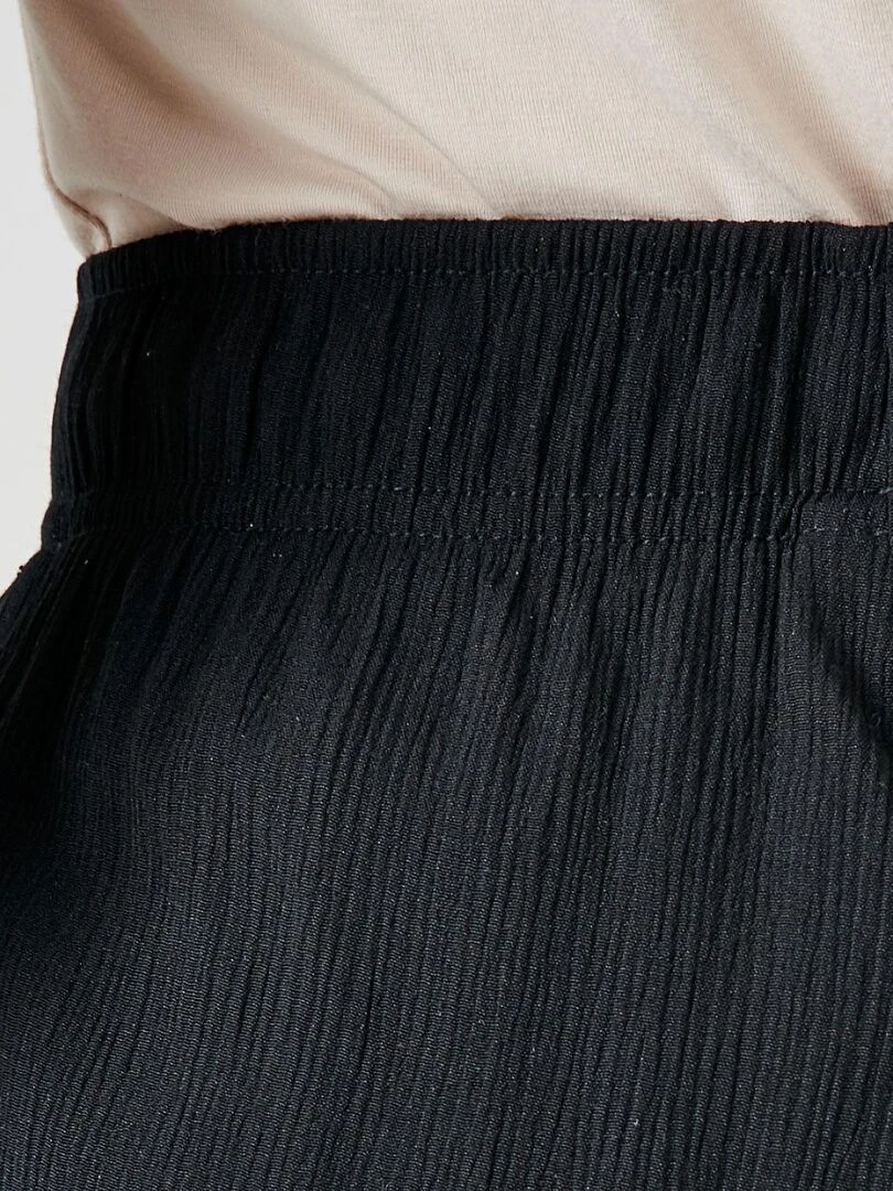 Bermuda crépon léger   Damart   Noir