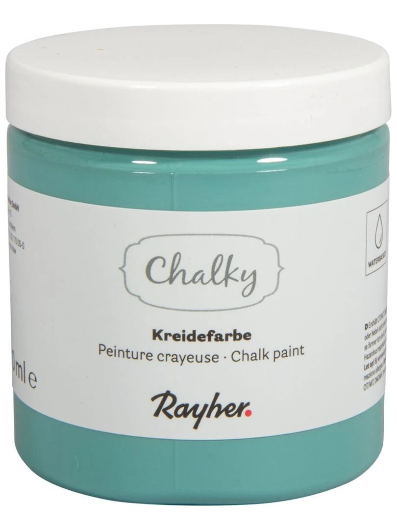 Peinture Craie Vert marin Chalky Finish 230 ml N/A