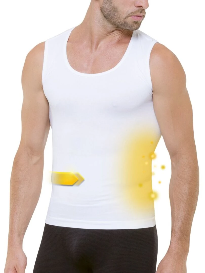 Débardeur amincissant jour/nuit LIPO ACTIF Blanc