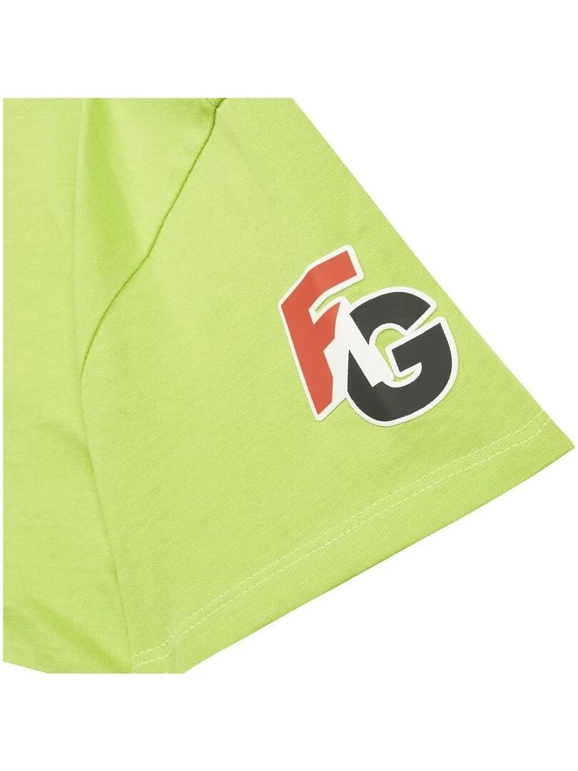 T shirt homme Collection Racing Freegun   Vert