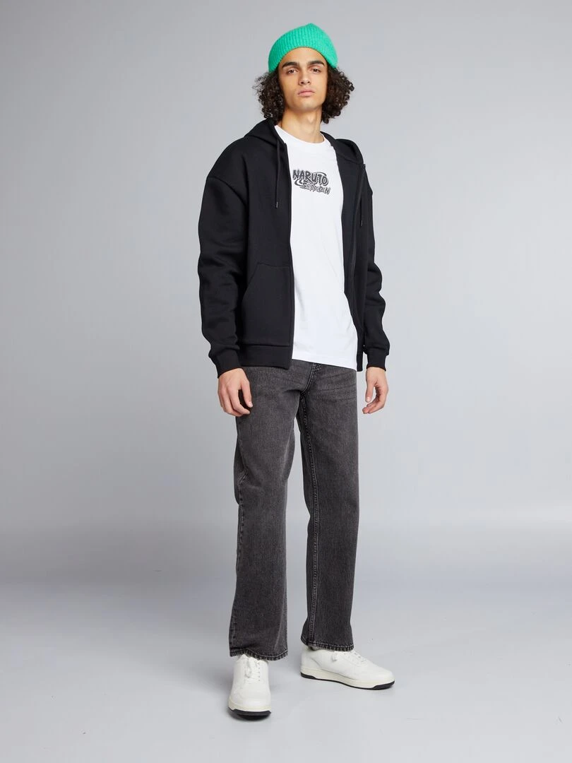 T shirt oversize 'Naruto'   blanc