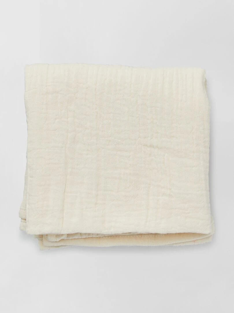 Lot de 3 langes en gaze de coton   jaune