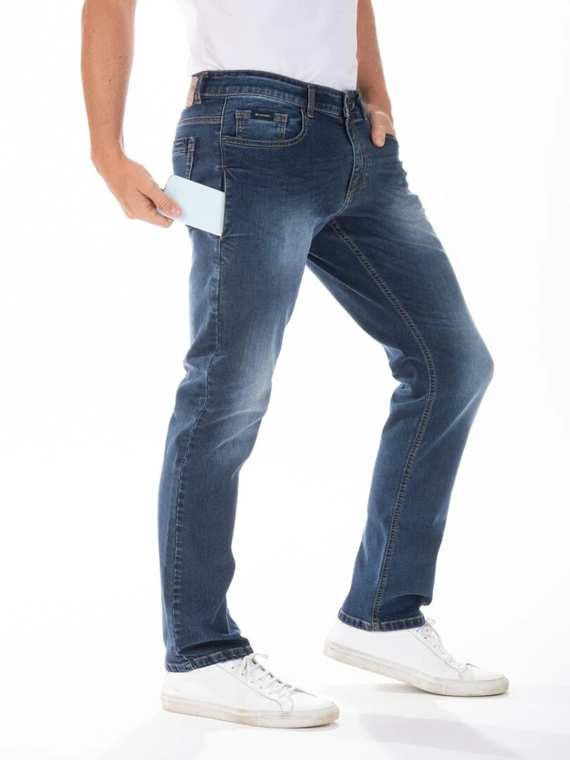 Smartphone jeans RL70 Fibreflex® stretch used SPJGZ 'Rica Lewis' Bleu