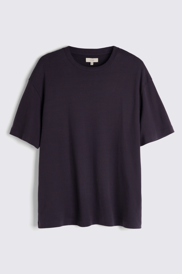 Charcoal Heavy Weight Crew-Neck T-Shirt   Buy Online at Moss