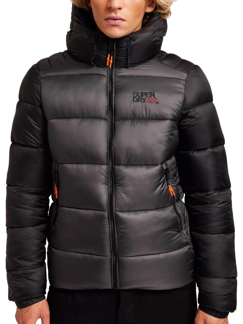 Doudoune à Capuche Superdry Sports Puffer   Noir
