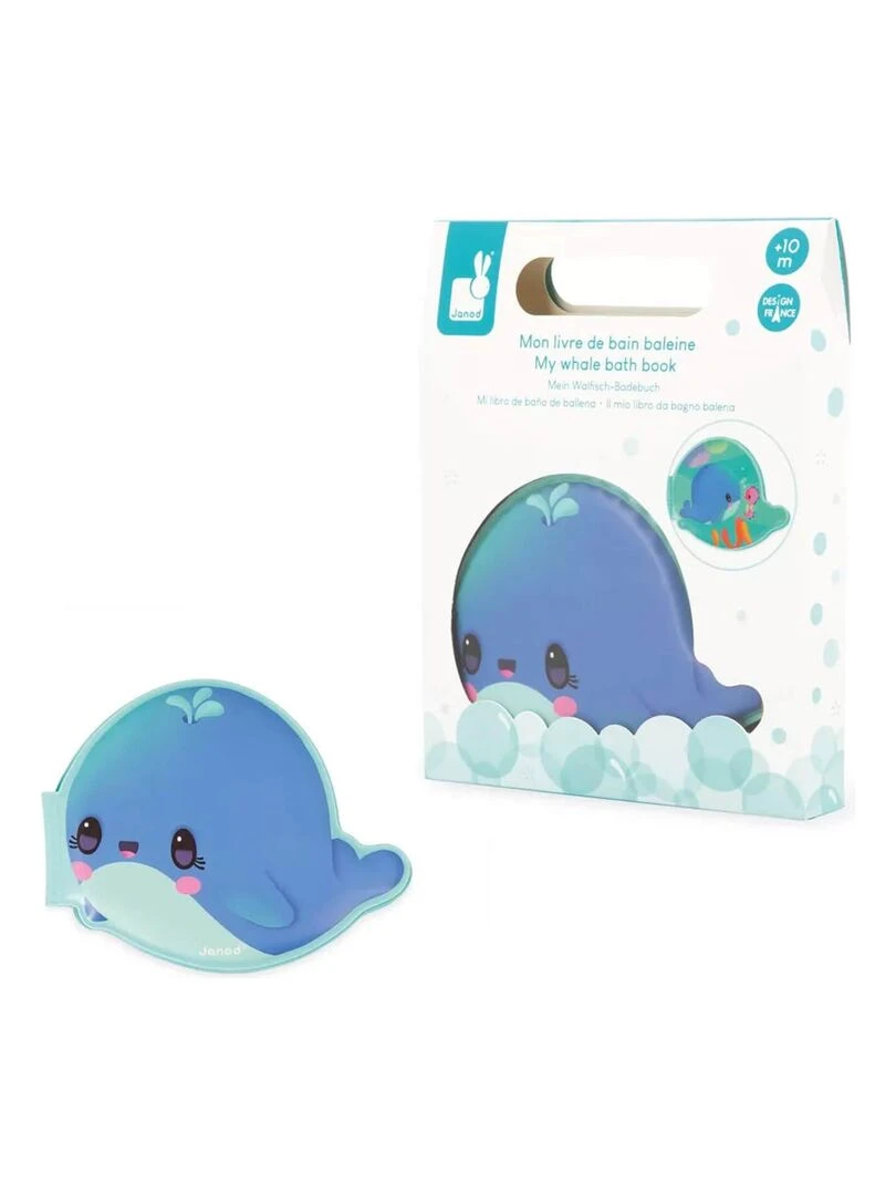 Mon Livre de Bain Baleine Multicolore