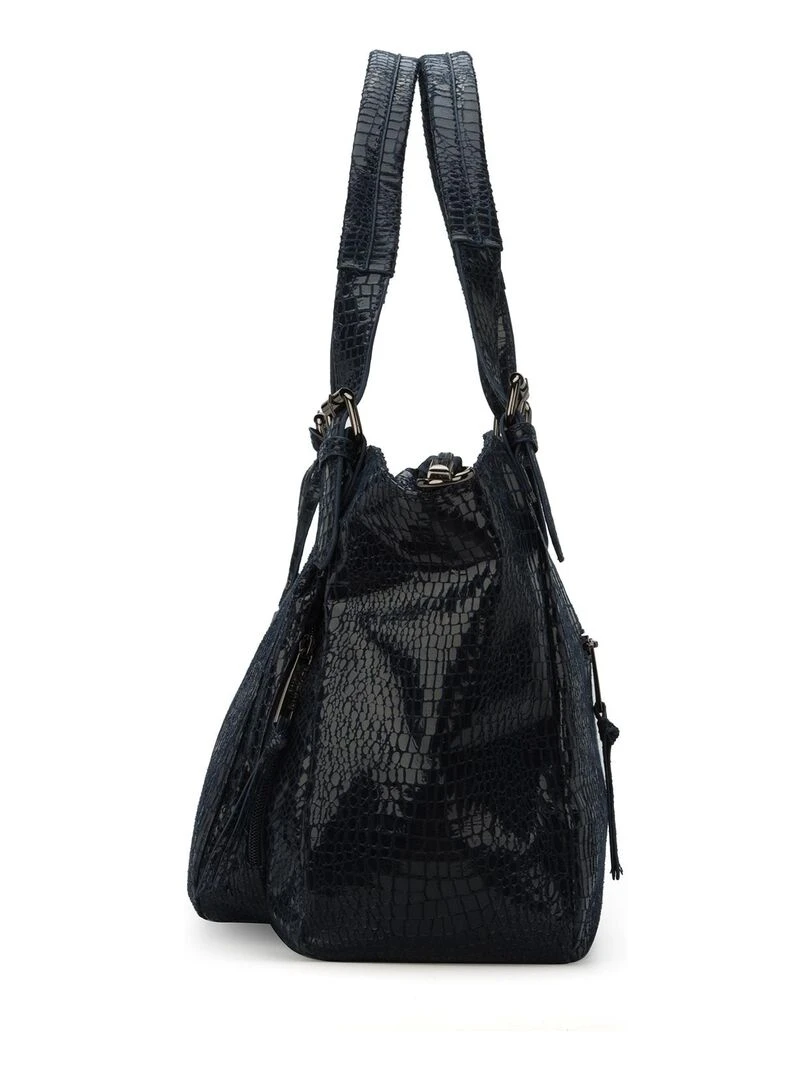 INFINITIF   SAC A MAIN CARLINE   Bleu foncé