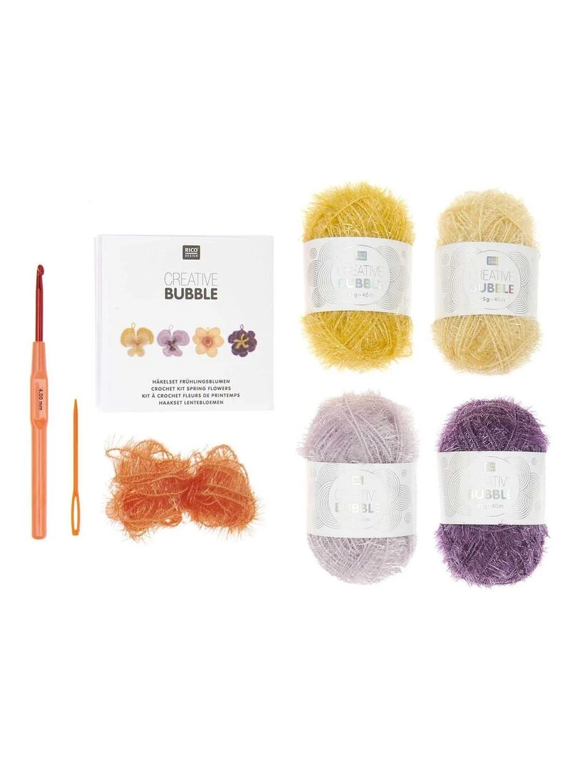 Kit à crochet Bubble "Fleurs de Printemps"   N/A