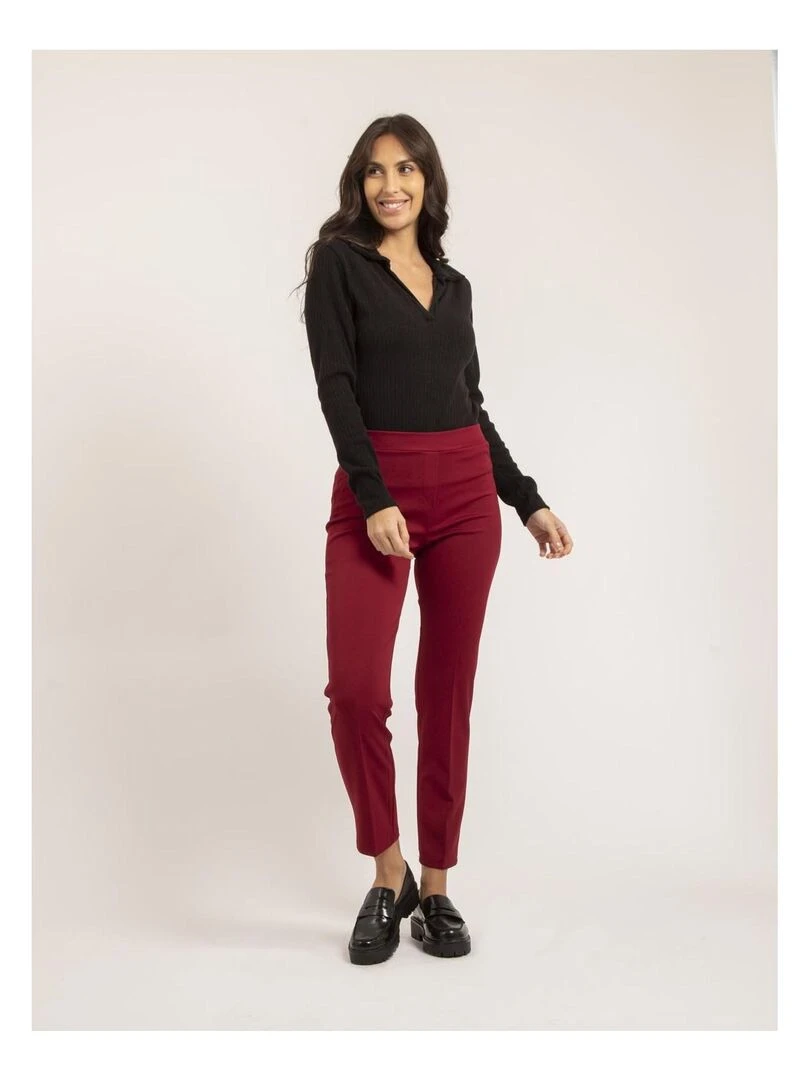 Pantalon ELIANE   Bordeaux