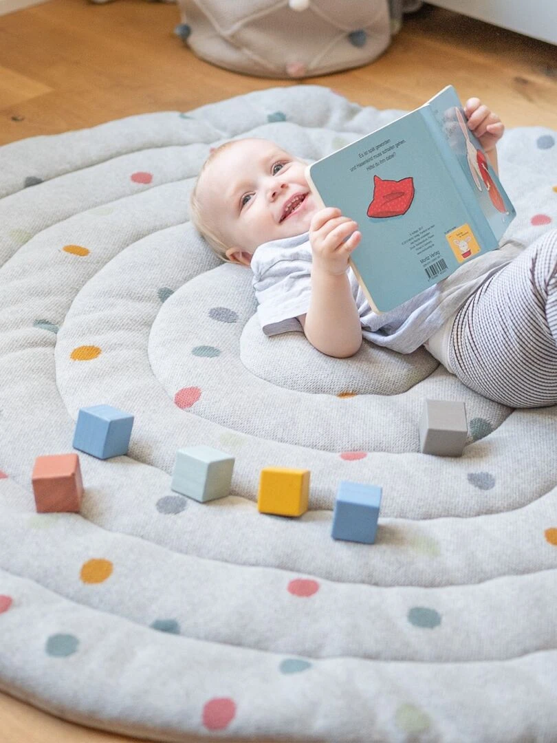Tapis d’éveil 100% cotton Gris