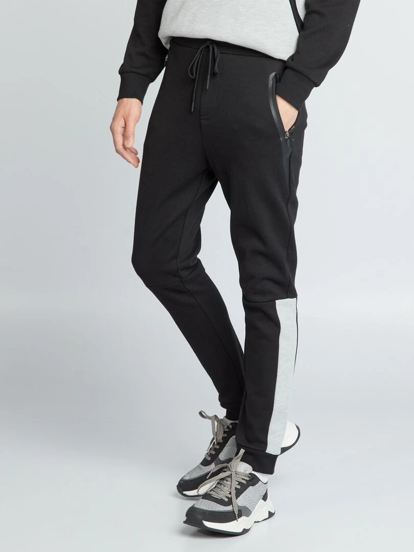 Lot de 3 paires de chaussettes imprimé 'damier'   Noir