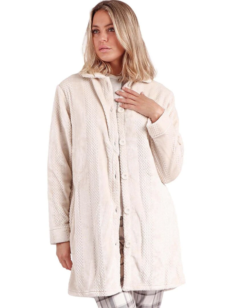Veste d'intérieur Indian Scarf Beige