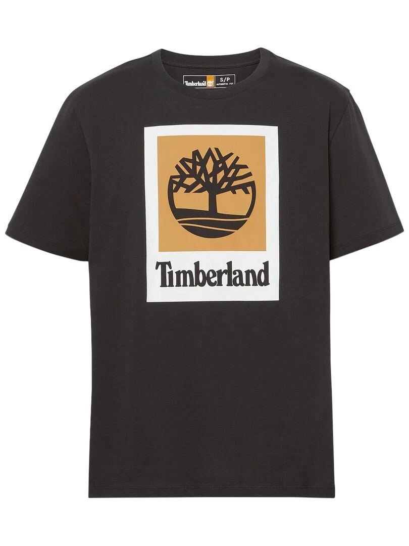 Tee Shirt Timberland Colored Short Sleeve Noir