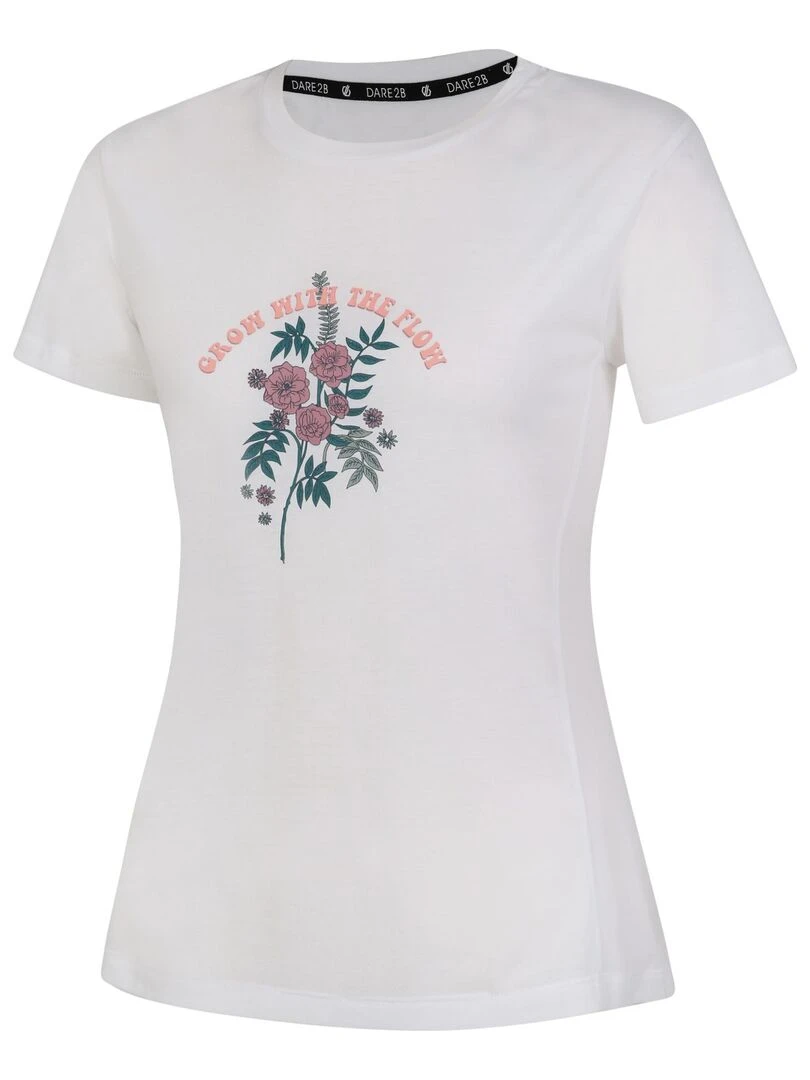 Dare 2B   T shirt GROW WITH THE FLOW   Blanc