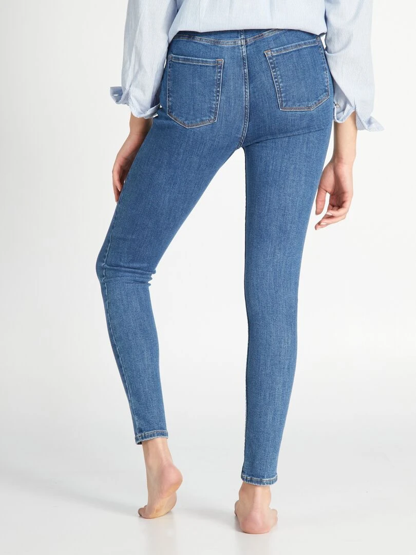 Jean skinny taille haute   Stone