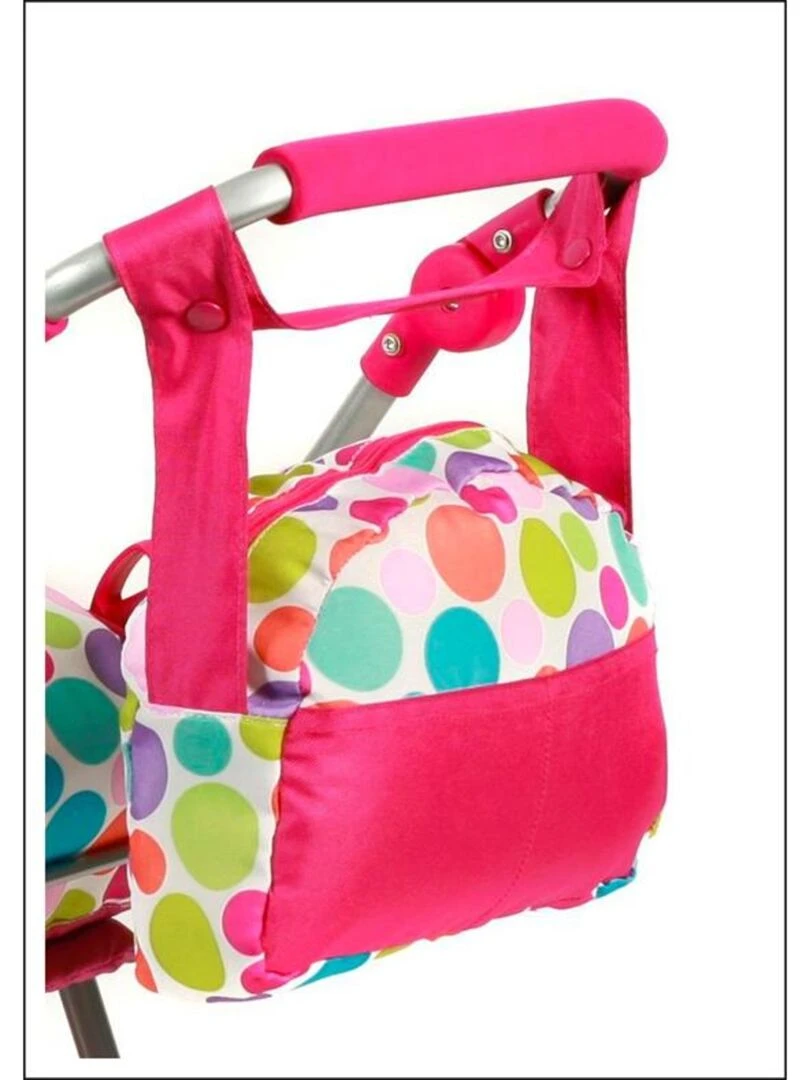 Sac à langer pour poussettes de poupées   Bulles colorées   N/A