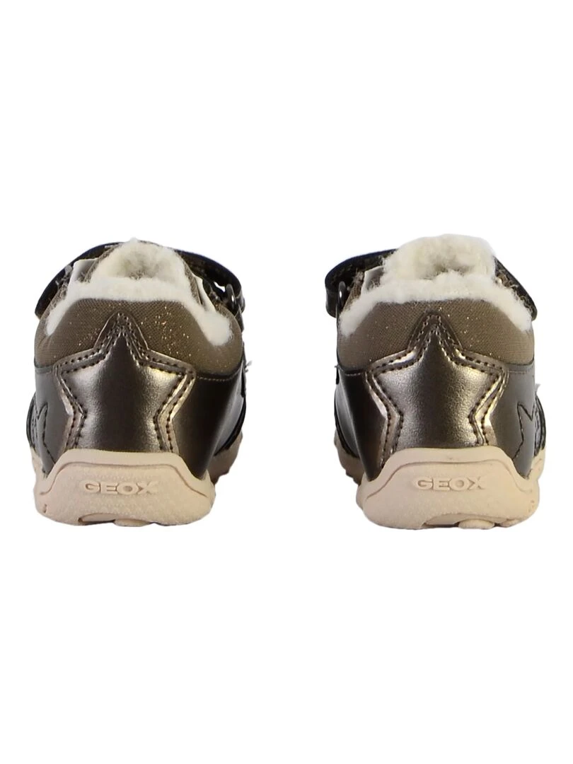 Basket Cuir Enfant Geox Balu   Gris