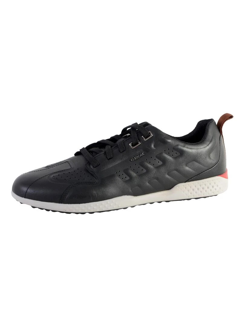 Basket Geox U Snake 2 B Smo.Lea+Tumb.Syn Noir