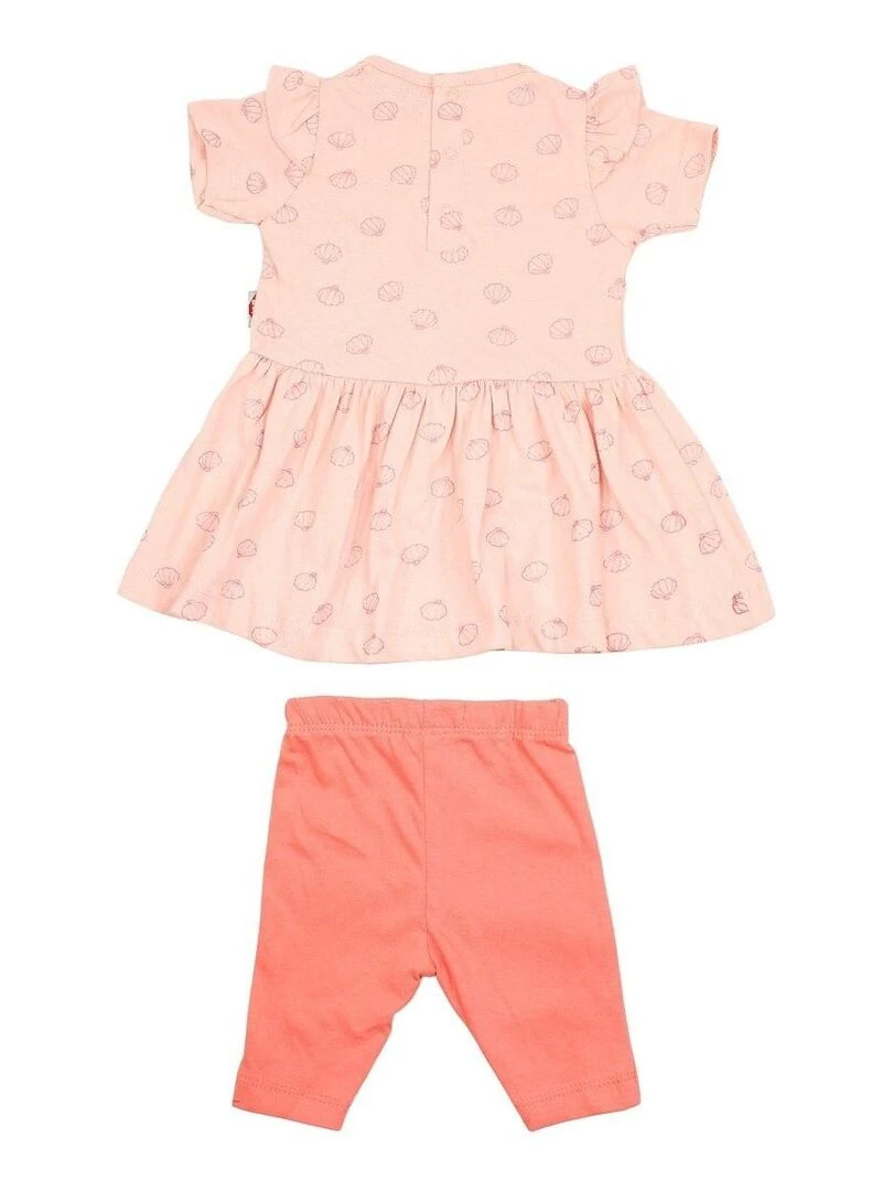 Lee Cooper   Ensemble ​​Tunique legging fille Imprimé Lee Cooper   Orange