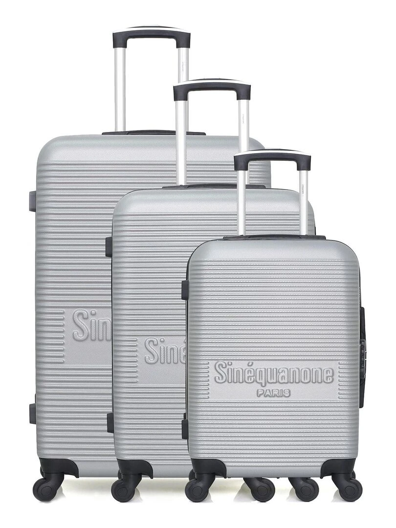 Set de 3 Valises Rigides 3 DEMETER Gris