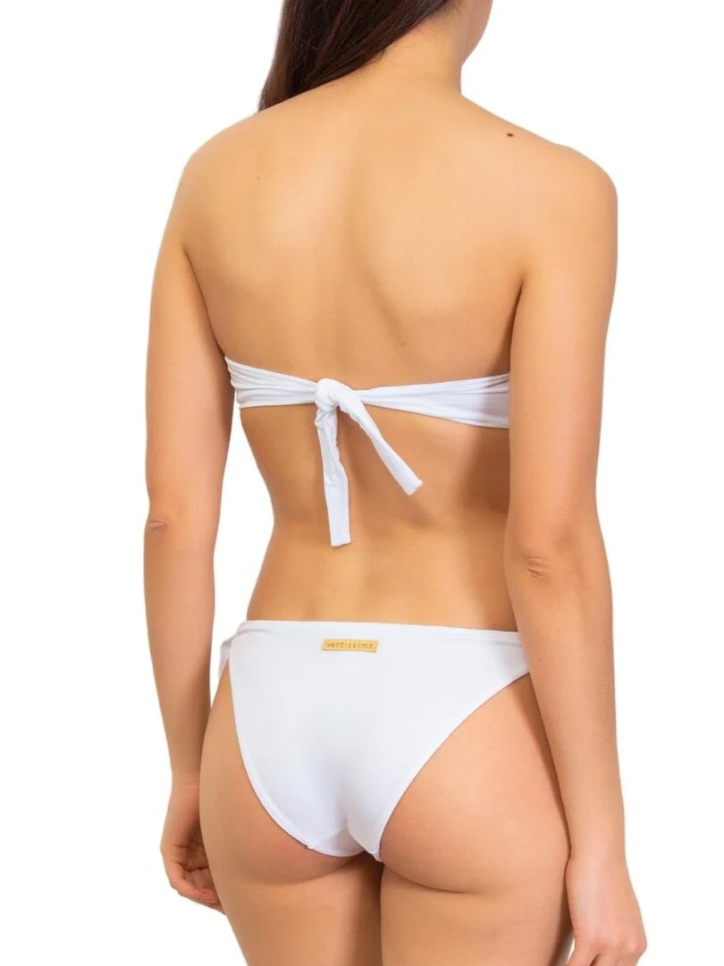Bas de bikini à nouettes Casa Di Bambole   Blanc