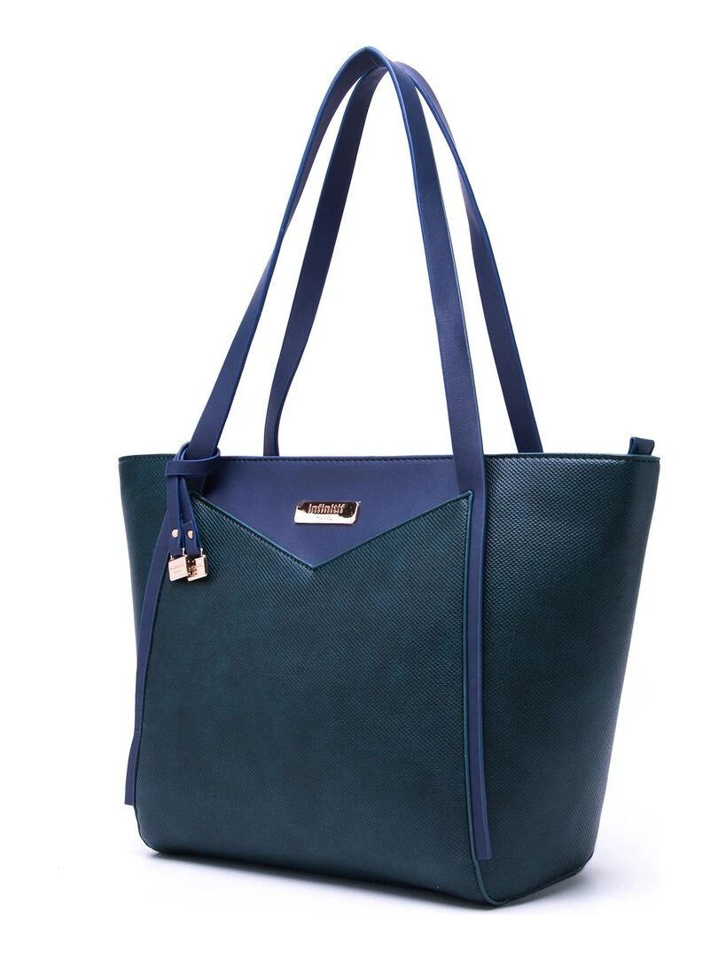 INFINITIF SAC A MAIN GIROFLEE Bleu