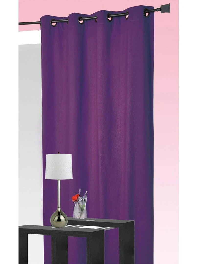 Rideau 80% occultant vu sur D&CO ! Violet prune