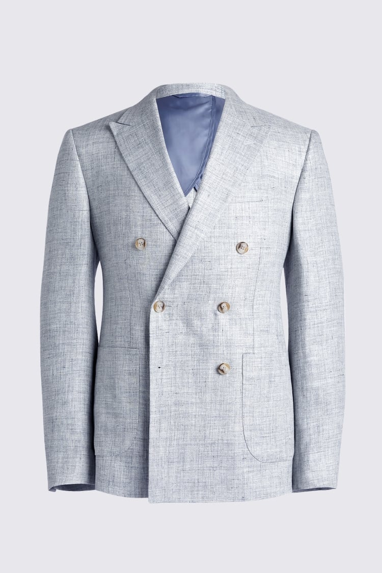 Italian Tailored Fit Off White Check Jacket    Buy Online at Moss