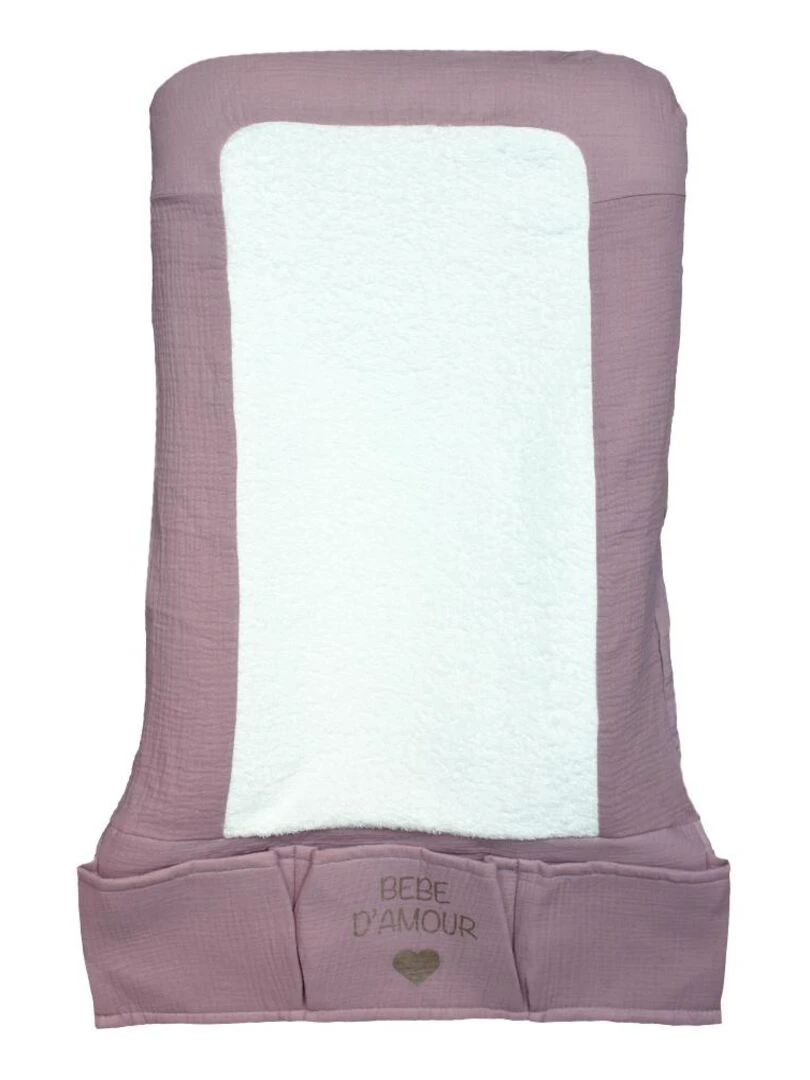 Matelas à langer + Housse "DODO" Rose LES CHATOUNETS Rose