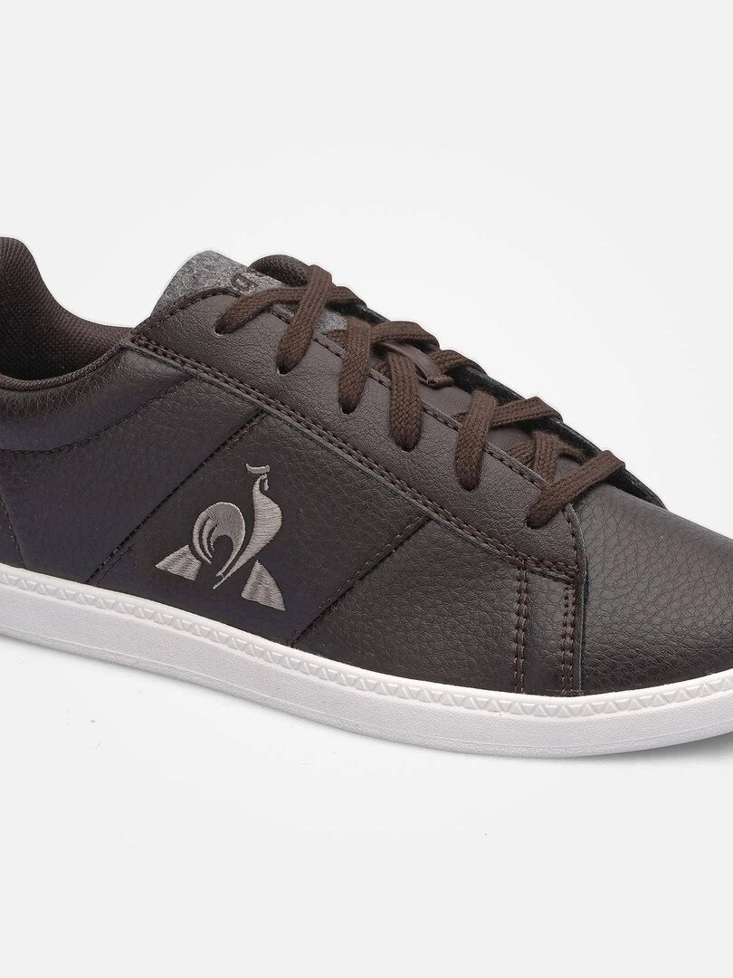 Baskets 'Le Coq Sportif' 'Courtclassic Gs' Marron