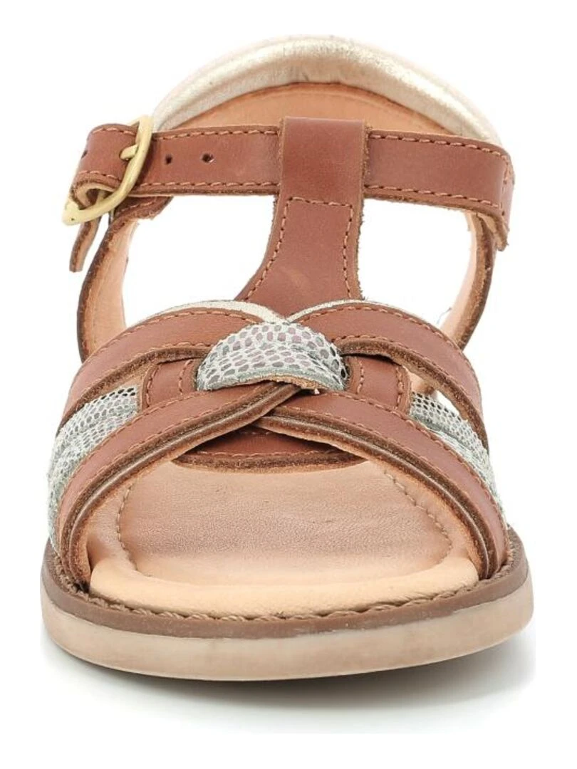 Sandales Cuir Tawina   Marron