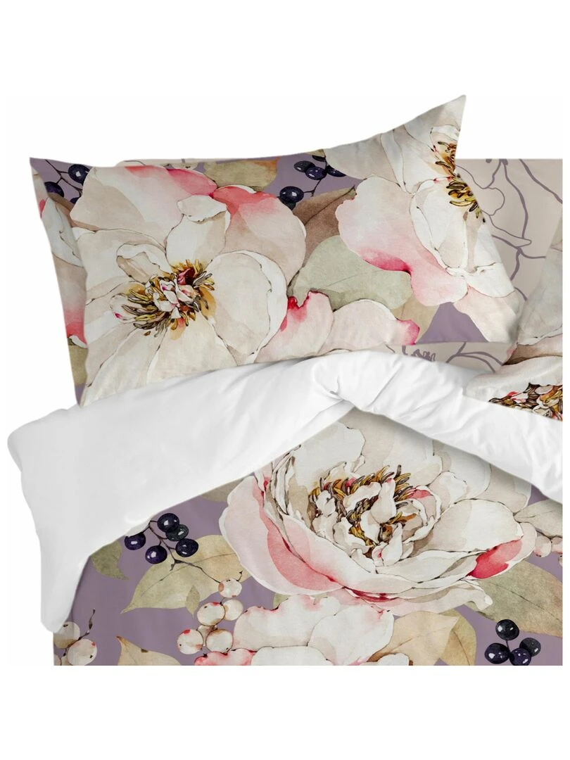 Taie d'oreiller White peonies "Happyfriday" Multicolore