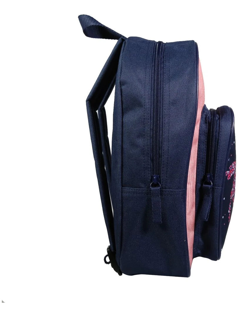 BAGTROTTER Sac à dos 31 cm avec poche maternelle Cybel Cheval Licorne Bleu et rose   Bleu