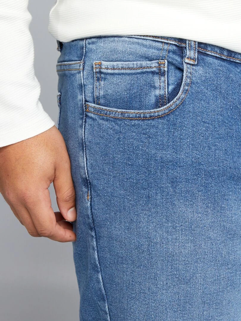 Jean slim à 5 poches   Bleu