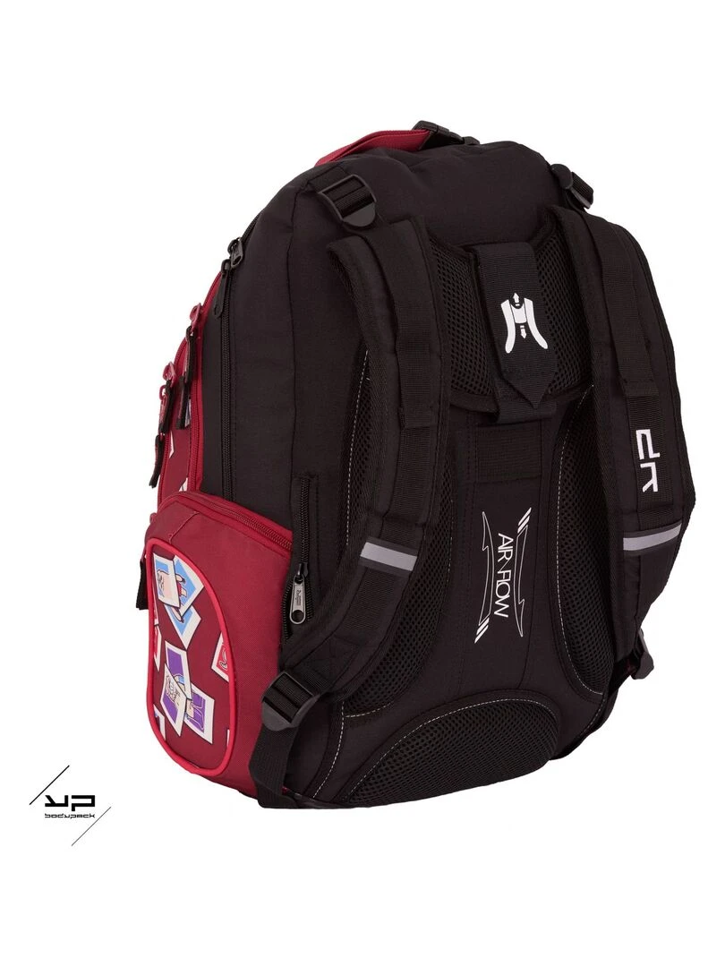 BODYPACK Sac à dos recyclé dos réglable Insta Rouge   Rouge