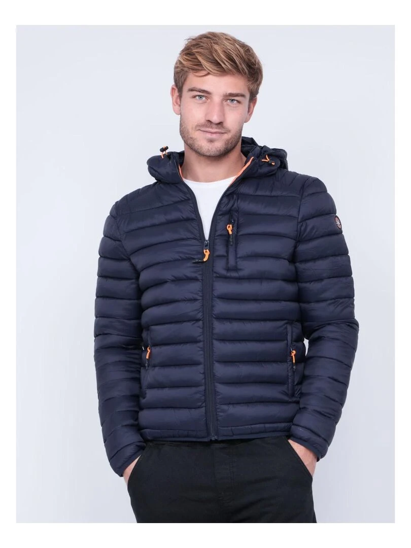 Doudoune légère capuche ZEGEL Bleu marine