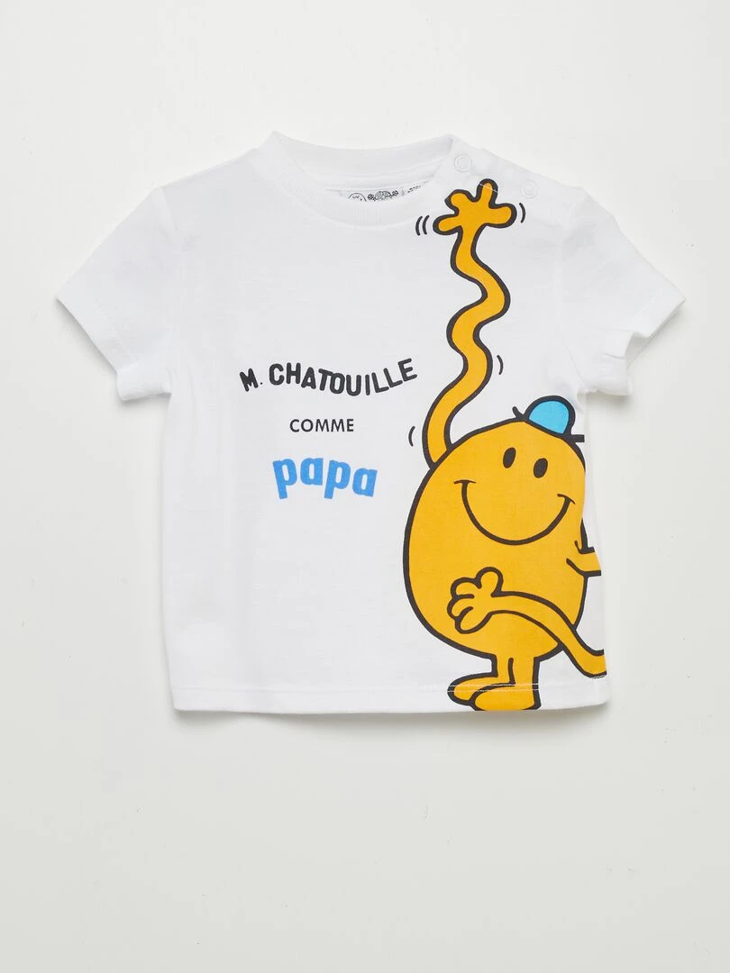 T shirt 'Monsieur Chatouille' Chatouille